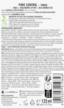 Toner Pore Control SANTE NATURKOSMETIK