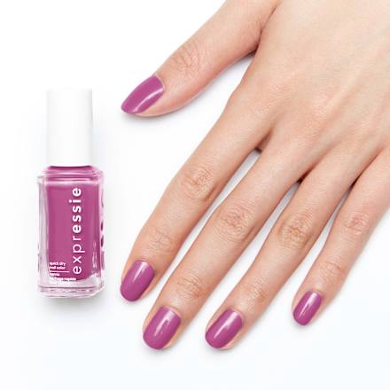 Nagellackset Bonbon Expressie Thumb Surfing Pink 412, 10 ml & No Time To Pause Lila 414, 10 ml essie