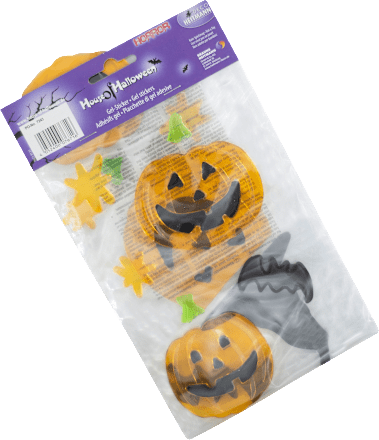 Fensterbilder Gel Halloween Kürbisse Dekorieren & Einrichten