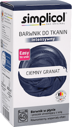 Barwnik do tkanin niebieski Simplicol