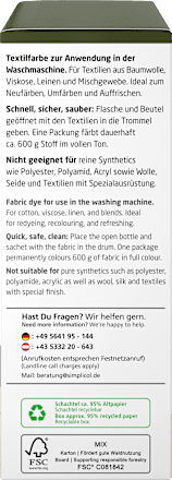 Textilfarbe intensiv Oliv- Grün Simplicol