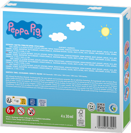 Kinder Badezusatz Peppa Pig Seifenstifte 5tlg Peppa Pig