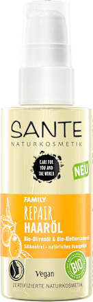 Haaröl Repair Family Bio-Olivenöl & Bio-Klettensamenöl SANTE NATURKOSMETIK