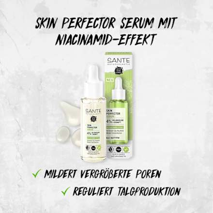 Serum Skin Perfector mit Niacinamid-Effekt SANTE NATURKOSMETIK