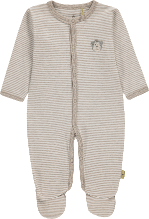 Baby Strampler, Gr. 56, mit Bio-Baumwolle, beige bellybutton mother nature & me