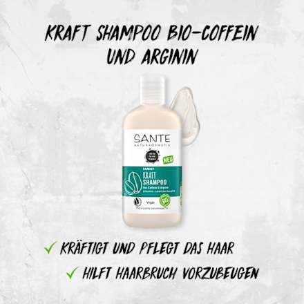 Family Kraft Shampoo Bio Koffein und Arginin SANTE NATURKOSMETIK