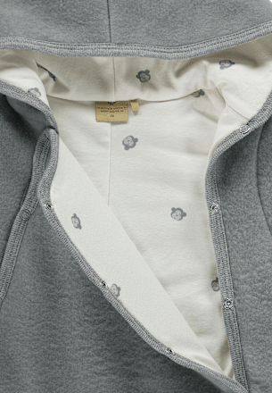 Baby Overall, Gr. 62, mit Baumwolle, grau bellybutton mother nature & me