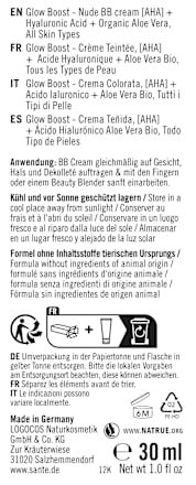 BB Creme Glow Boost SANTE NATURKOSMETIK