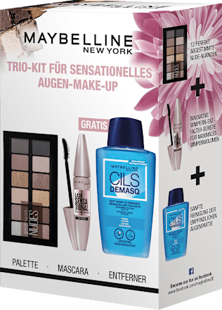 Geschenkset Augen-Make-Up 3tlg MAYBELLINE NEW YORK