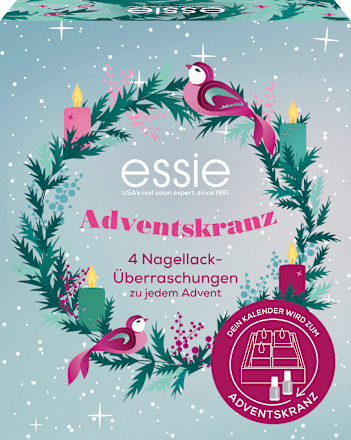 Adventskranz, 4 Nagellack-Überraschung  essie