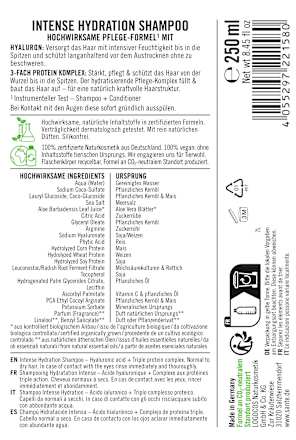 Intense Hydration Shampoo SANTE NATURKOSMETIK