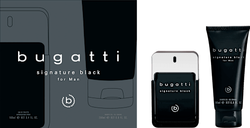 Darčekové balenie signature black for Man bugatti
