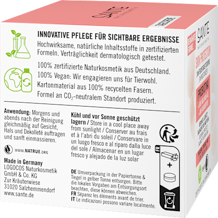 Feuchtigkeitscreme Skin Santé naturally.