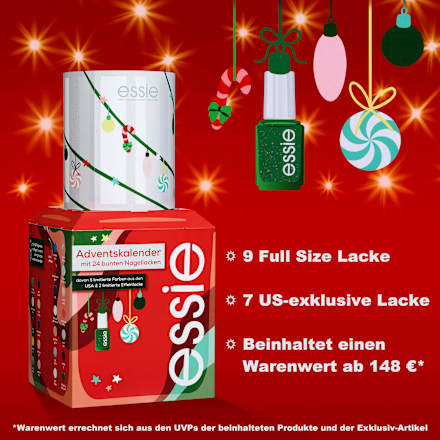 Adventskalender 2024 mit 24 bunten Nagellacken essie