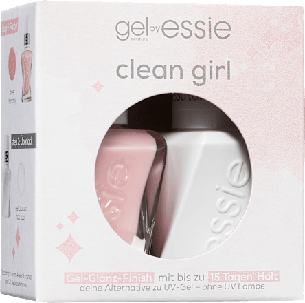 Nagellackset Gel Couture by essie Routine Clean Girl, 2tlg essie