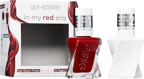 Nagellackset Gel Couture Routine In My Red Era essie
