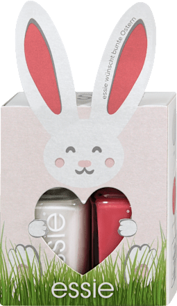Nagellack 2er-Set Ostern - Nr. 1 blanc, Nr. 73 cute as a button essie