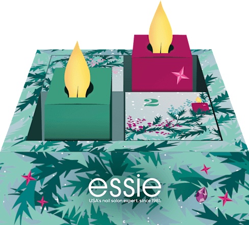 Adventskranz, 4 Nagellack-Überraschung  essie