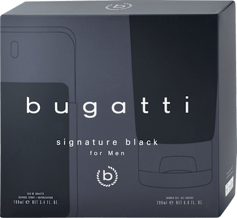 Darčekové balenie signature black for Man bugatti