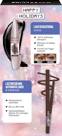 Mascaraset LashSens. Black & Liner MAYBELLINE NEW YORK