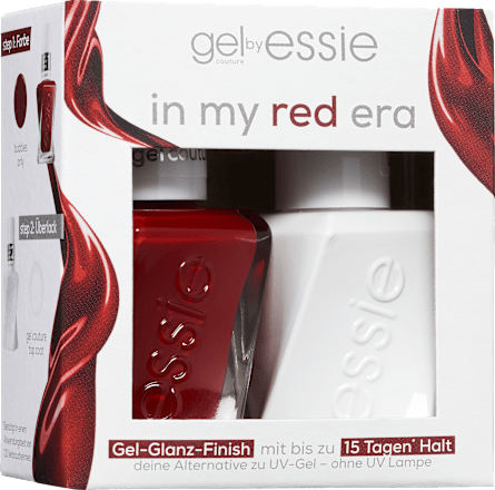 Nagellackset Gel Couture Routine In My Red Era essie