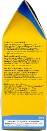 Dinkel-Canestrelli-Kekse SOMMER