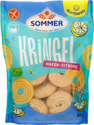 Kekse Hafer-Zitronen Kringel glutenfrei SOMMER