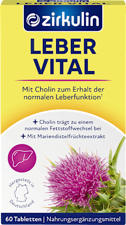 Leber Vital Mariendistel Dragees 60 St. Zirkulin