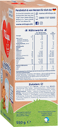 Kindermilch ab 1 Jahr Milupa