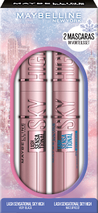 Mascaraset Sky Very Black waterproof  MAYBELLINE NEW YORK