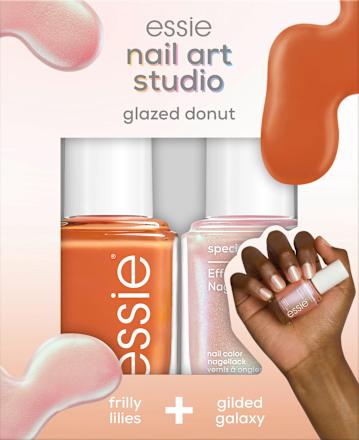 Nagellackset nail art studio glazed donut essie