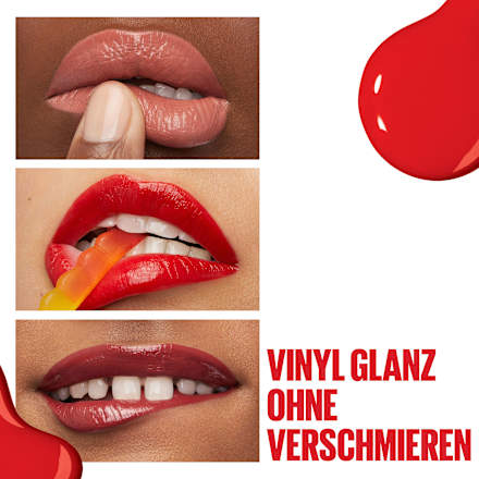 Lippenstiftset  SST Vinyl Ink 20, 4,2 ml & Gratis Lipliner Color Sensational 20 MAYBELLINE NEW YORK