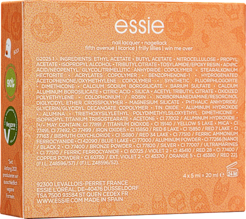 Nagellackset Halloween 4tlg essie