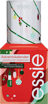 Adventskalender 2024 mit 24 bunten Nagellacken essie