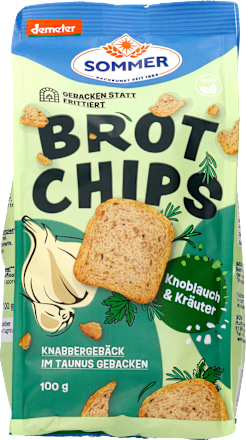 Cracker Brot Chips Knoblauch & Kräuter SOMMER
