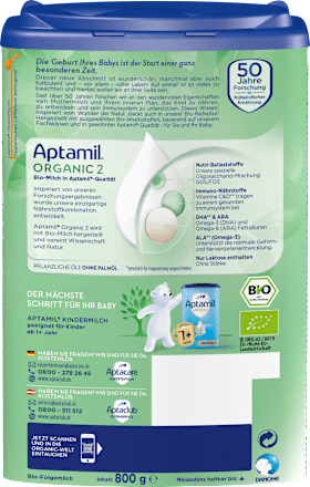 Folgemilch 2 Organic nach dem 6. Monat Aptamil