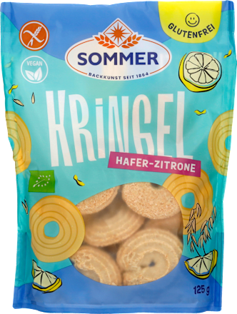 Kekse Hafer-Zitronen Kringel glutenfrei SOMMER