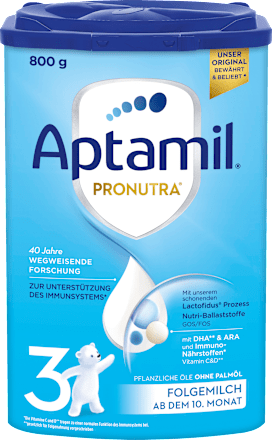 Folgemilch 3 Pronutra ab dem 10. Monat Aptamil