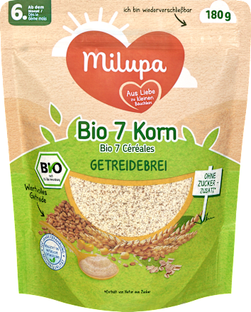 Getreidebrei mit 7 Korn Milupa