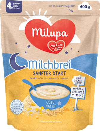 Abendbrei Milch Sanfter Start ab dem 5. Monat Milupa