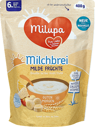 Milchbrei Milde Früchte Guten Morgen ab dem 6. Monat Milupa