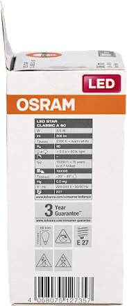 Żarówka LED klasyczna 8,5W/827 E27 OSRAM
