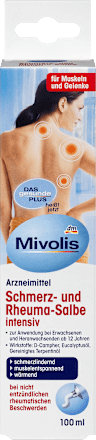 Schmerz- und Rheuma-Salbe intensiv Mivolis
