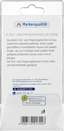 ebelin Fuß- und Fingernagelschere ebelin