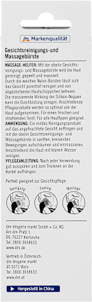 Gesichtsreinigungsbürste und Massagebürste ebelin