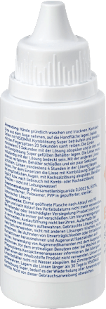 Kombinált tisztítóoldat lágy kontaktlencsékhez Super, fehérjeoldással Visiomax