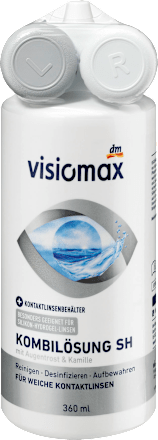 Płyn do soczewek Silikon Hydrogel ze świetlikiem i rumiankiem VISIOMAX