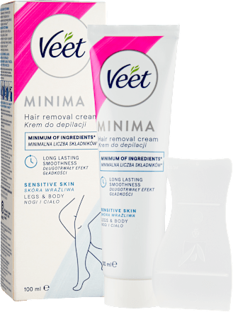 Krem do depilacji skóra wrażliwa MINIMA Veet