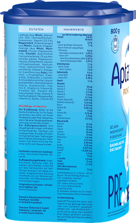 Anfangsmilch Pre Pronutra von Geburt an Aptamil