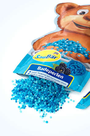 Kinder Badezusatz Badeperlen SauBär